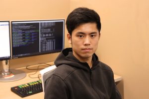 Third year undergraduate, Nick Lu
