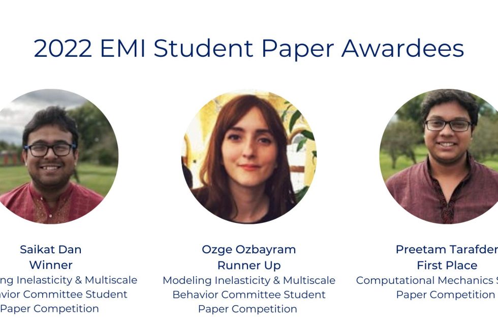 CaSE students receive awards during 2022 EMI Conference Department of