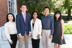 Paul Sargunas, second from left, was named a 2024 Siebel Scholar