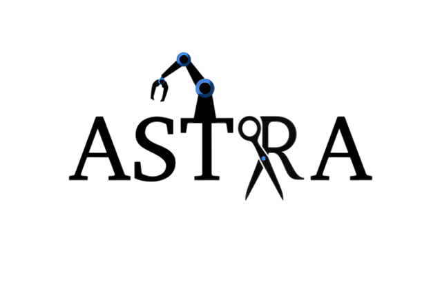 Photo of ASTRA logo (ASTRA and arm on top of it)