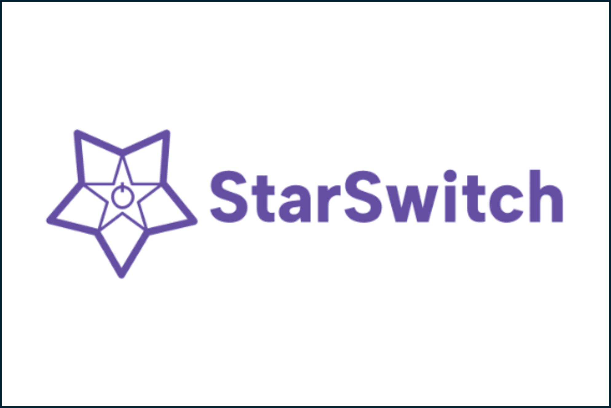 An image of the StarSwitch logo, with a small star-shaped icon next to the name of the team (“StarSwitch.”)