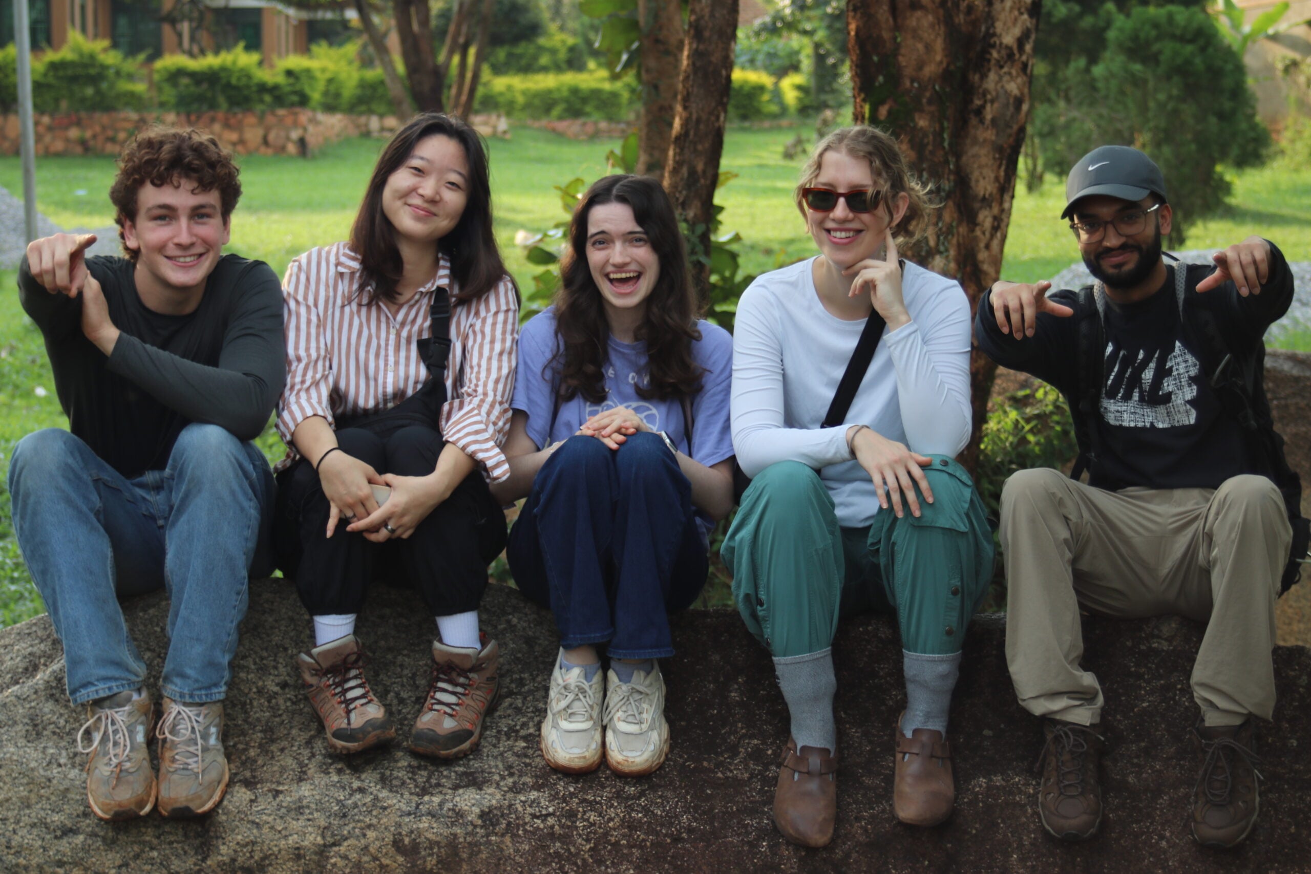 A photo of the VectorCatch team in Uganda conducting research.