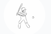 icon of a baseball batter