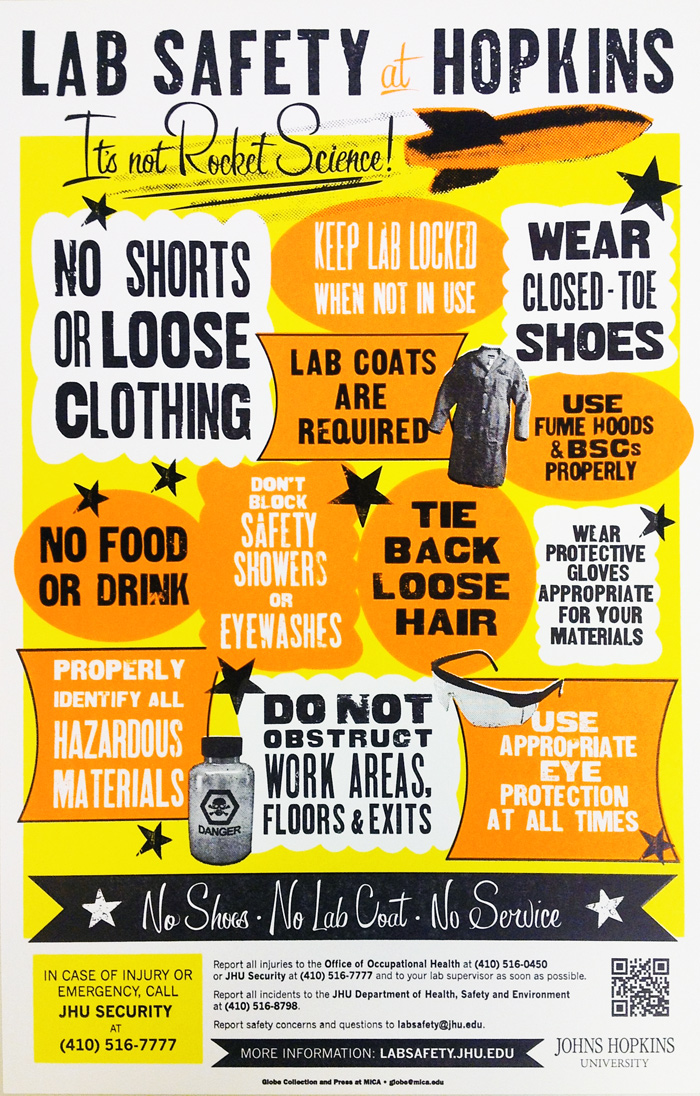 Lab safety poster