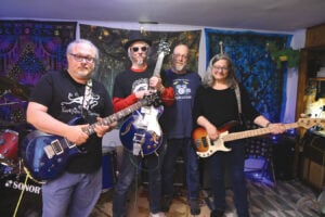 Band photo of The Racket: Anne Albinak, Doug Lay,Rod Rebuck, and David Selvin