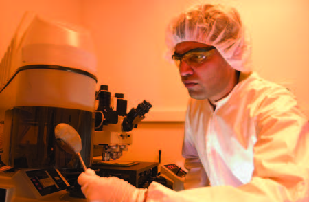 “The self-assembly technique allows us to make a large number of these microcontainers at the same time and at a relatively low cost.” — David H. Gracias