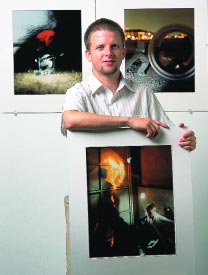 After building controlled environments, Wesley Smith ’02 used a large format camera to capture his ideas on film.