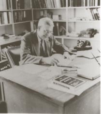In the 1950s, Roy wrote the first two of his 40 works. Two years following this 1959 photo, he co-published a seminal text: Operations Research and Systems Engineering.