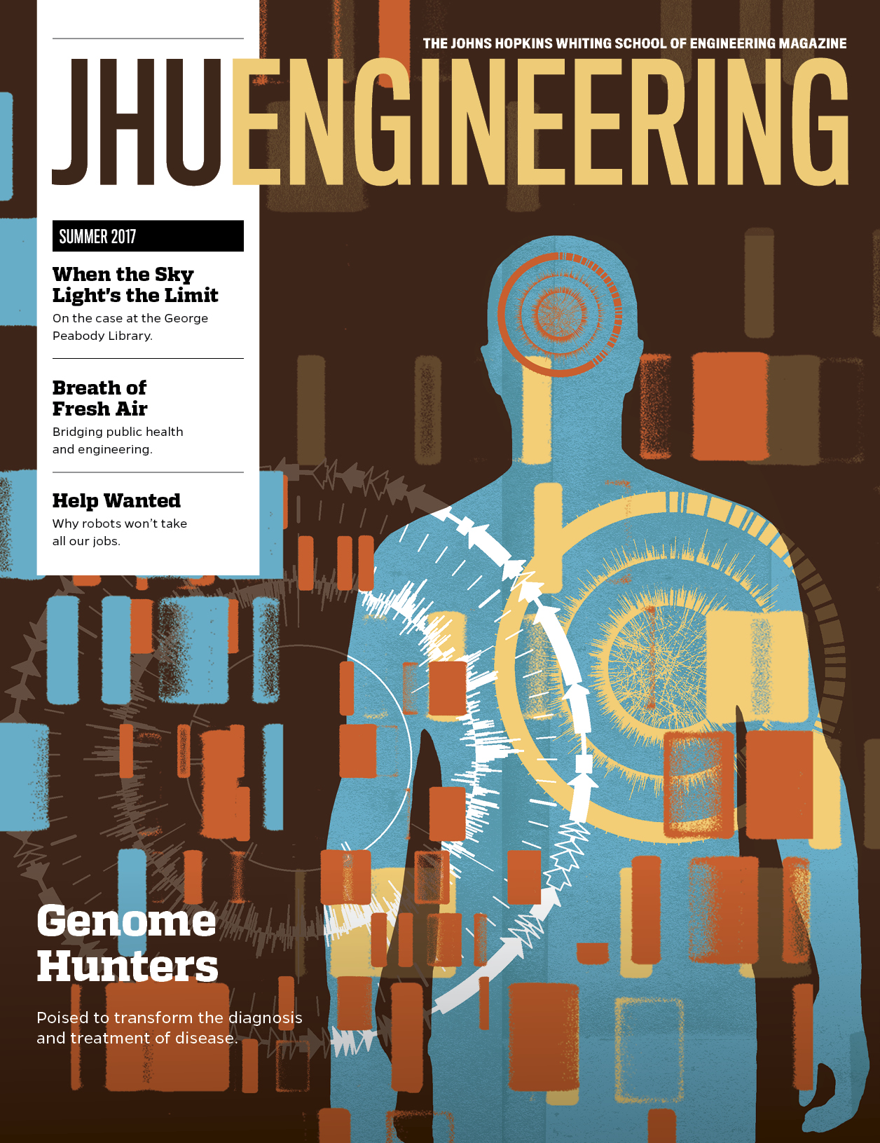 JHU Engineering Summer 2017 magazine cover