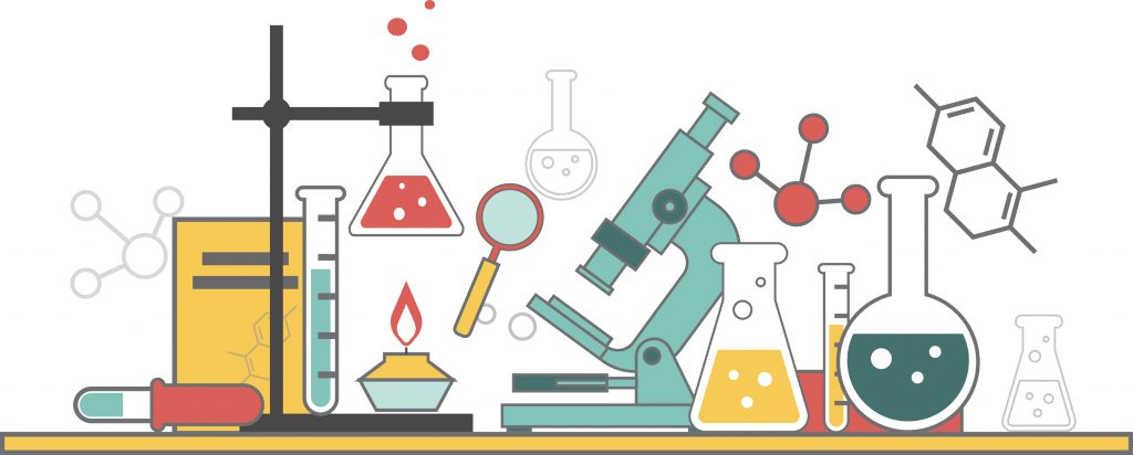 Illustration of lab equipment