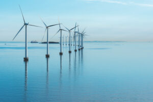 Windmills in the sea