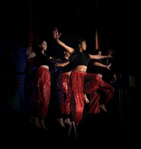 JHU JOSH dancers performing onstage