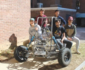 Photograph of the Blue Jay Racing team