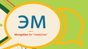 Mongolian for "medicine"