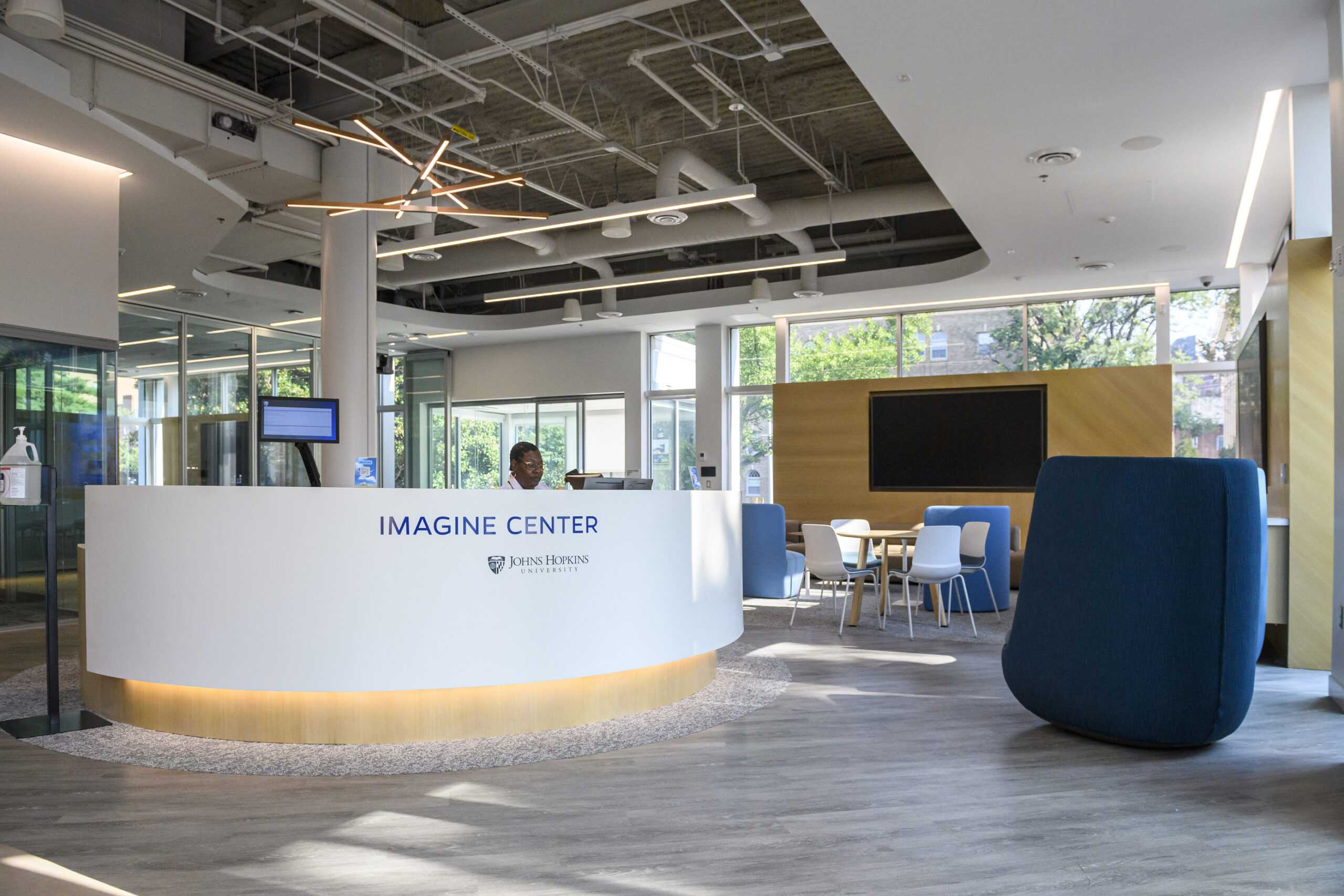_JHU3166 The Imagine Center is a place where students are encouraged to think collectively, creatively, critically about the many possibilities for their future.