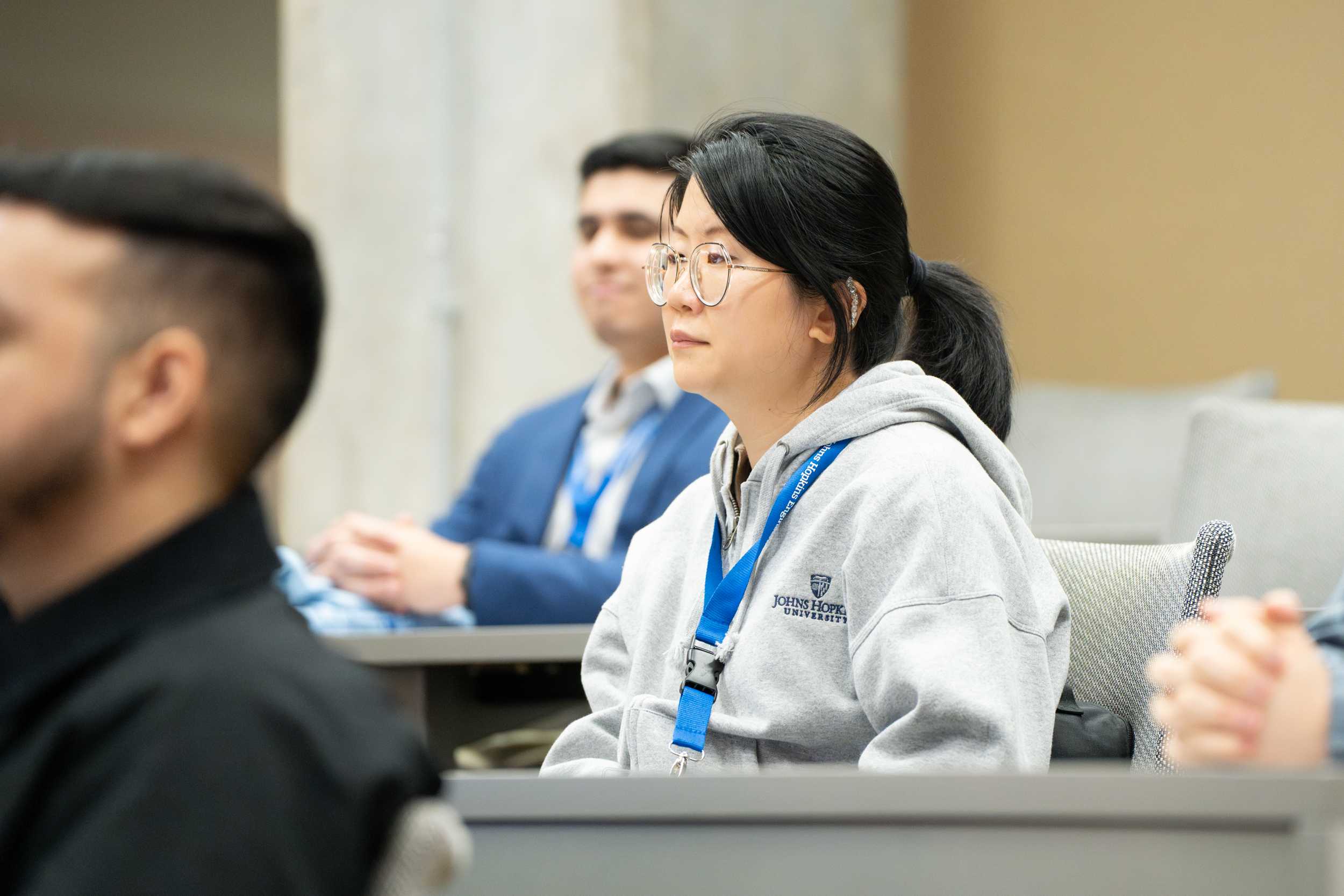 Student attendees sitting in the audience at Connect2Campus.