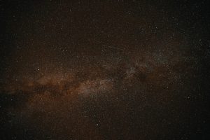 View of the starry night sky.