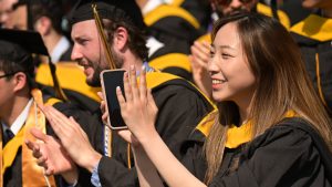 Students graduating