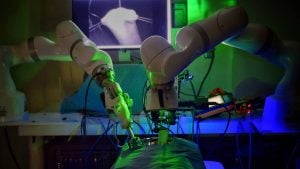 The Smart Tissue Autonomous Robot, or "STAR," performs surgery.