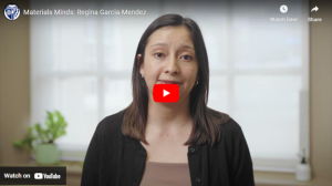 Video of Regina Garcia-Mendez