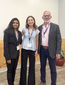 RescueReady co-founders Subhasri Vijay and Jamie Stelnik with course instructor Larry Aronhime